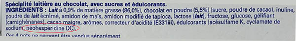Dihydrochalcone de nohespridine, Nohespridine DC, NHDC (E959)